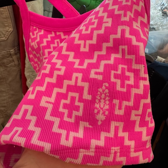 NWT Free People FP Movement All Clear Jacquard Cami  fuchsia geo - XS/S, M/L, XL - Picture 8 of 8